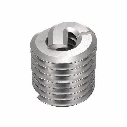 HELI-COIL Helical Insert: Tanged Tang Style, Free-Running, M2.5-0.45 Thread Size, Plain, 1,000 PK