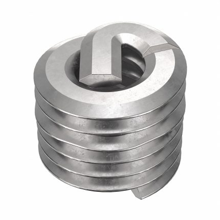 HELI-COIL Helical Insert: Tanged Tang Style, Free-Running, #2-56 Thread Size, Plain, Plain, 1,000 PK