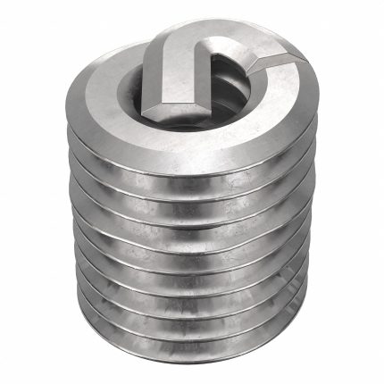 HELI-COIL Helical Insert: Tanged Tang Style, Free-Running, #2-56 Thread Size, Plain, Plain, 1,000 PK