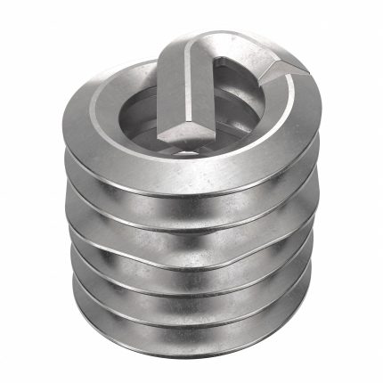 HELI-COIL Helical Insert: Tanged Tang Style, Free-Running, #4-40 Thread Size, 1,000 PK