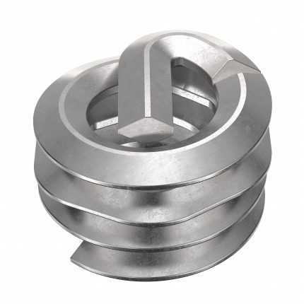 HELI-COIL Helical Insert: Tanged Tang Style, Free-Running, #6-32 Thread Size, Plain, Plain, 1,000 PK
