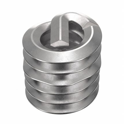 HELI-COIL Helical Insert: Tanged Tang Style, Free-Running, #6-32 Thread Size, Plain, Plain, 1,000 PK