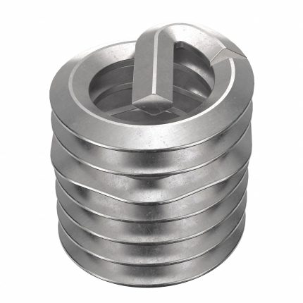 HELI-COIL Helical Insert: Tanged Tang Style, Free-Running, #8-32 Thread Size, Plain, Plain, 1,000 PK