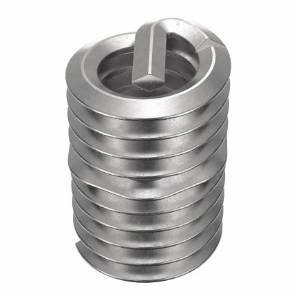 HELI-COIL Helical Insert: Tanged Tang Style, Free-Running, #8-32 Thread Size, Plain, Plain, 1,000 PK