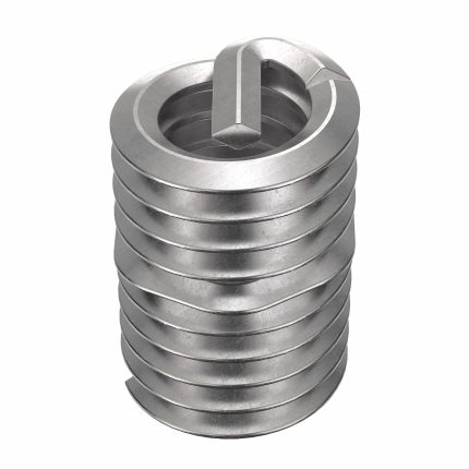 HELI-COIL Helical Insert: Tanged Tang Style, Free-Running, #8-32 Thread Size, 1,000 PK