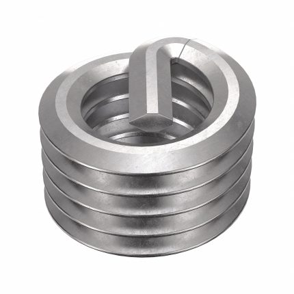 HELI-COIL Helical Insert: Tanged Tang Style, Free-Running, #10-32 Thread Size, Plain, 1,000 PK