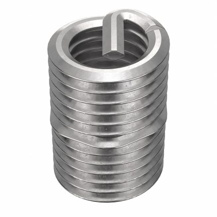 HELI-COIL Helical Insert: Tanged Tang Style, Free-Running, 1/4"-28 Thread Size, Plain, 1,000 PK