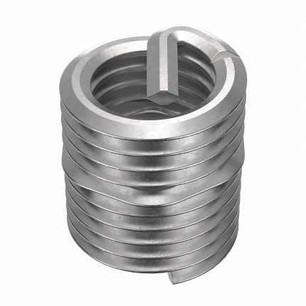 HELI-COIL Helical Insert: Tanged Tang Style, Free-Running, 5/16"-24 Thread Size, Plain, 500 PK