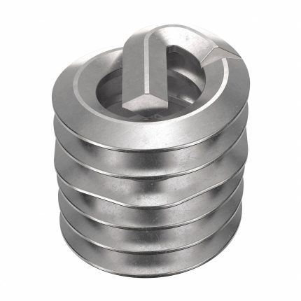 HELI-COIL Helical Insert: Tanged Tang Style, Screw-Locking, #6-32 Thread Size, Plain, 1,000 PK