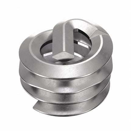 HELI-COIL Helical Insert: Tanged Tang Style, Screw-Locking, #6-32 Thread Size, Plain, 1,000 PK