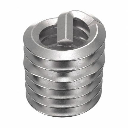 HELI-COIL Helical Insert: Tanged Tang Style, Screw-Locking, #8-32 Thread Size, Plain, 1,000 PK