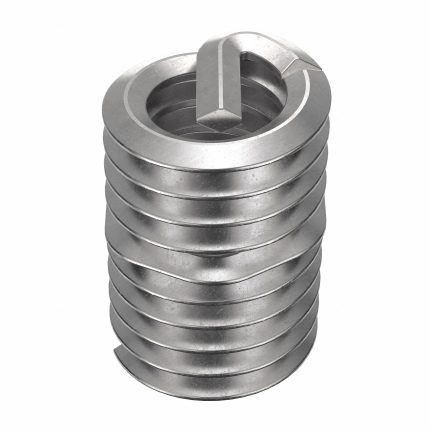 HELI-COIL Helical Insert: Tanged Tang Style, Screw-Locking, #8-32 Thread Size, Plain, 1,000 PK