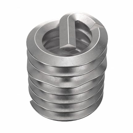 HELI-COIL Helical Insert: Tanged Tang Style, Screw-Locking, 1/4"-20 Thread Size, 1,000 PK