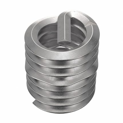 HELI-COIL Helical Insert: Tanged Tang Style, Screw-Locking, 5/16"-18 Thread Size, Plain, 500 PK