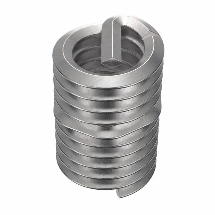 HELI-COIL Helical Insert: Tanged Tang Style, Screw-Locking, 5/16"-18 Thread Size, Plain, 500 PK