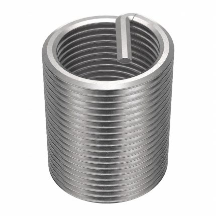 HELI-COIL Helical Insert: Tanged Tang Style, Screw-Locking, 1"-14 Thread Size, 1 1/2 in Overall Lg