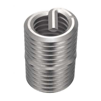 HELI-COIL Helical Insert: Tanged Tang Style, Screw-Locking, 1/4"-28 Thread Size, 500 PK