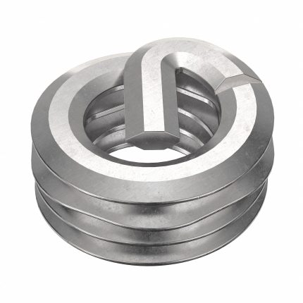 HELI-COIL Helical Insert: Tanged Tang Style, Screw-Locking, M2.5-0.45 Thread Size, 1,000 PK