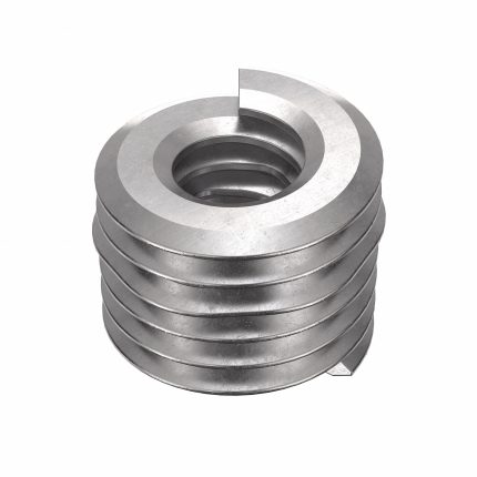 HELI-COIL Helical Insert: Tangless Tang Style, Free-Running, #2-56 Thread Size, Plain, 1,000 PK