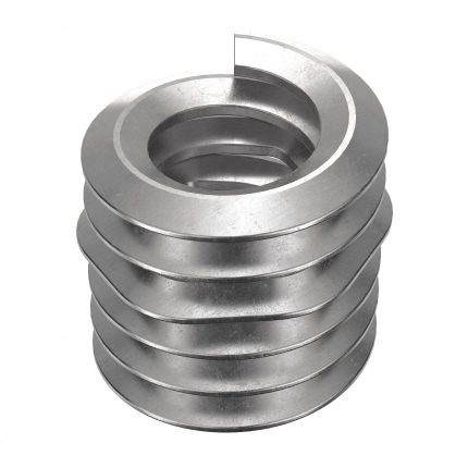 HELI-COIL Helical Insert: Tangless Tang Style, Free-Running, #4-40 Thread Size, Plain, 1,000 PK