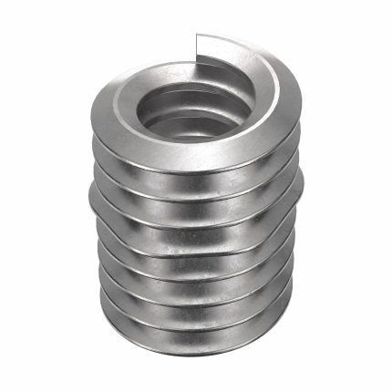 HELI-COIL Helical Insert: Tangless Tang Style, Free-Running, #4-40 Thread Size, Plain, 1,000 PK