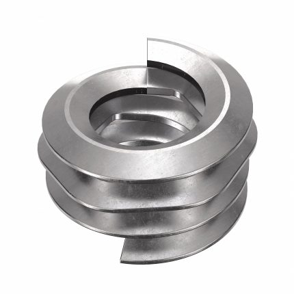 HELI-COIL Helical Insert: Tangless Tang Style, Free-Running, #6-32 Thread Size, Plain, 1,000 PK