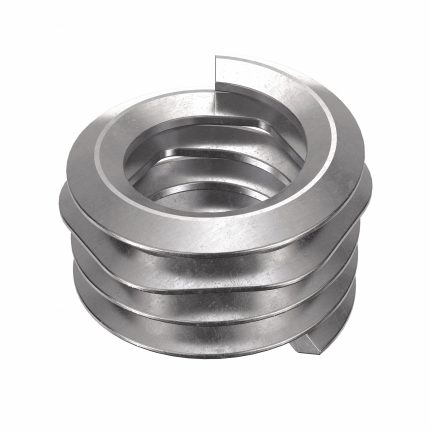 HELI-COIL Helical Insert: Tangless Tang Style, Free-Running, #8-32 Thread Size, Plain, 1,000 PK