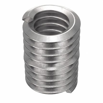 HELI-COIL Helical Insert: Tangless Tang Style, Free-Running, #8-32 Thread Size, Plain, 1,000 PK