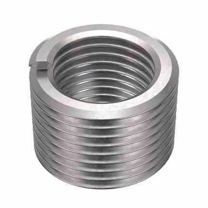 HELI-COIL Helical Insert: Tangless Tang Style, Free-Running, 1/4"-28 Thread Size, Plain, 1,000 PK