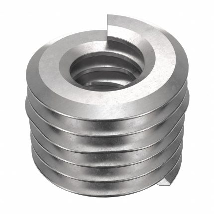 HELI-COIL Helical Insert: Tangless Tang Style, Screw-Locking, #2-56 Thread Size, Plain, 1,000 PK