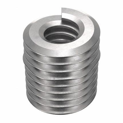 HELI-COIL Helical Insert: Tangless Tang Style, Screw-Locking, #2-56 Thread Size, Plain, 1,000 PK