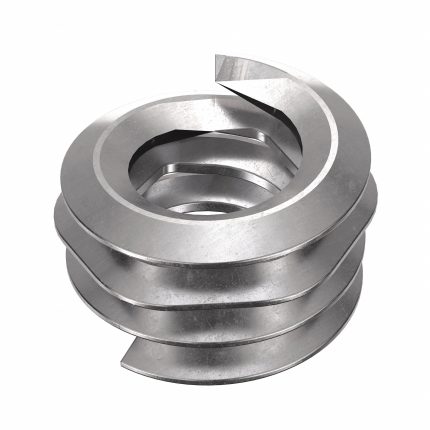 HELI-COIL Helical Insert: Tangless Tang Style, Screw-Locking, #4-40 Thread Size, Plain, 1,000 PK