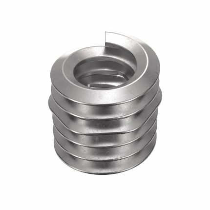 HELI-COIL Helical Insert: Tangless Tang Style, Screw-Locking, #10-24 Thread Size, Plain, 1,000 PK