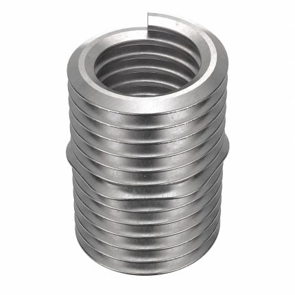 HELI-COIL Helical Insert: Tangless Tang Style, Screw-Locking, 1/4"-20 Thread Size, Plain, 500 PK