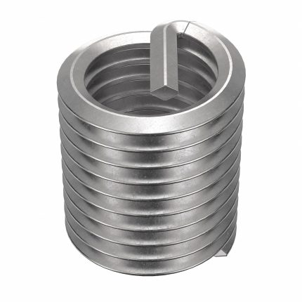 HELI-COIL Helical Insert: Tanged Tang Style, Free-Running, 3/4"-10 Thread Size, Plain, Plain, 4 PK