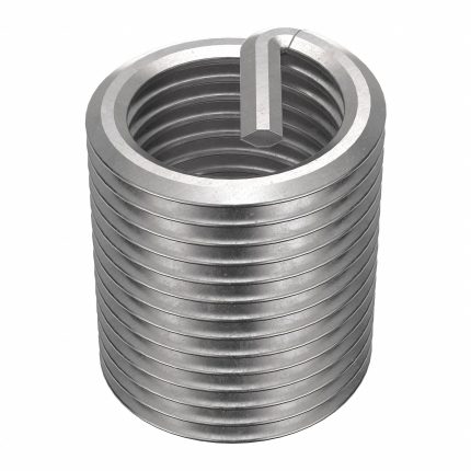 HELI-COIL Helical Insert: Tanged Tang Style, Free-Running, 1/2"-20 Thread Size, Plain, Plain, 6 PK