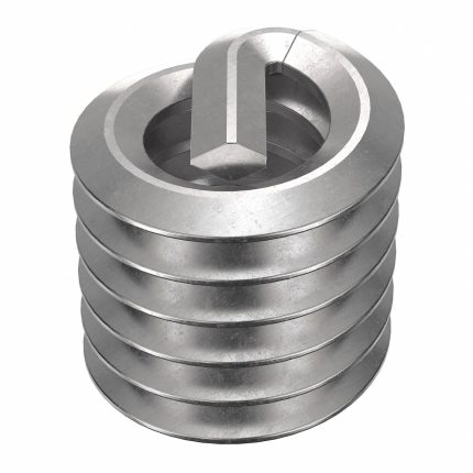 HELI-COIL Helical Insert: Tanged Tang Style, Free-Running, #10-24 Thread Size, Plain, Plain, 12 PK