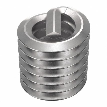 HELI-COIL Helical Insert: Tanged Tang Style, Free-Running, #12-24 Thread Size, Plain, Plain, 12 PK