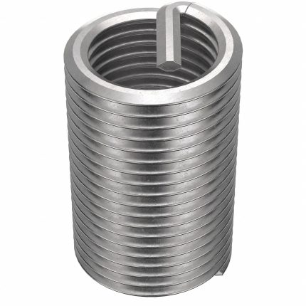 HELI-COIL Helical Insert: Tanged Tang Style, Free-Running, 9/16"-18 Thread Size, Plain, Plain, 6 PK