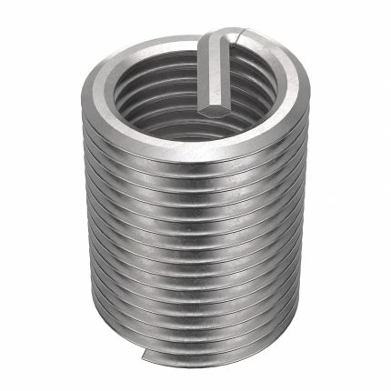 HELI-COIL Helical Insert: Tanged Tang Style, Free-Running, M10-1.00 Thread Size, Plain, Plain, 12 PK