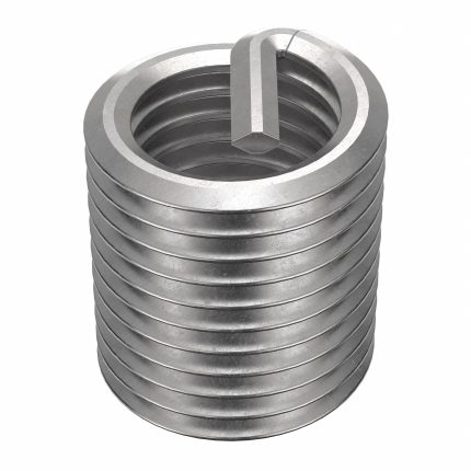 HELI-COIL Helical Insert: Tanged Tang Style, Free-Running, M12-1.50 Thread Size, Plain, Plain, 6 PK