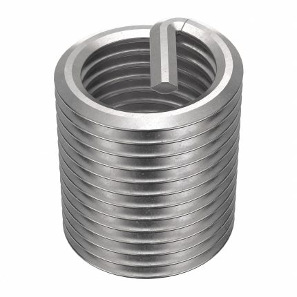 HELI-COIL Helical Insert: Tanged Tang Style, Free-Running, M14-1.50 Thread Size, Plain, Plain, 6 PK