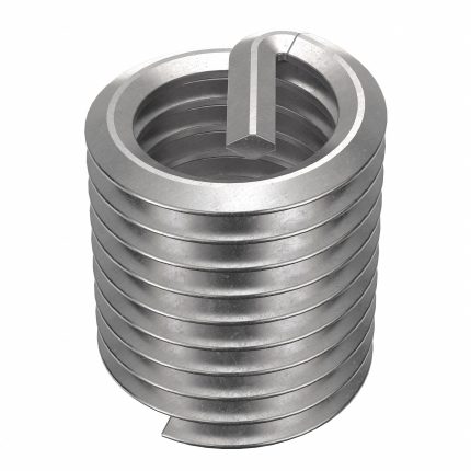 HELI-COIL Helical Insert: Tanged Tang Style, Free-Running, M14-2.00 Thread Size, Plain, Plain, 6 PK