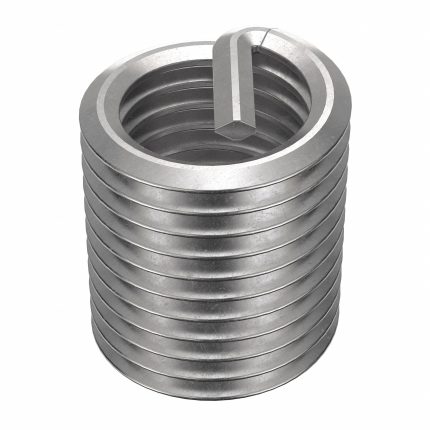 HELI-COIL Helical Insert: Tanged Tang Style, Free-Running, M16-2.00 Thread Size, Plain, Plain, 6 PK