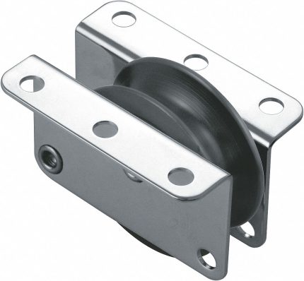 RONSTAN Pulley Block: Pulley Block, Mounted, Upright Mount, 1,100 lb Working Load Limit, Pulling