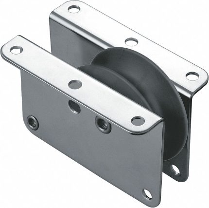 RONSTAN Pulley Block: Pulley Block, Mounted, Upright Mount, 1,650 lb Working Load Limit, Pulling