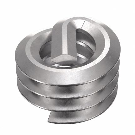 HELI-COIL Helical Insert: Tangless Tang Style, Free-Running, #4-40 Thread Size, Plain, Plain, 100 PK