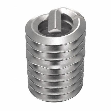 HELI-COIL Helical Insert: Tangless Tang Style, Screw-Locking, #2-56 Thread Size, 100 PK