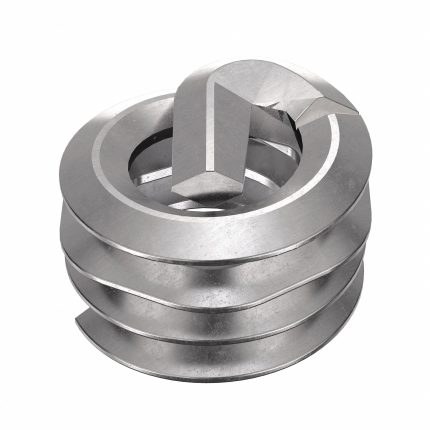 HELI-COIL Helical Insert: Tangless Tang Style, Screw-Locking, #4-40 Thread Size, Plain, 100 PK