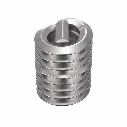 HELI-COIL Helical Insert: Tangless Tang Style, Screw-Locking, #4-40 Thread Size, Plain, 100 PK